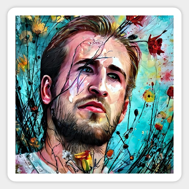 Portrait of Harry  Kane Sticker by bogfl